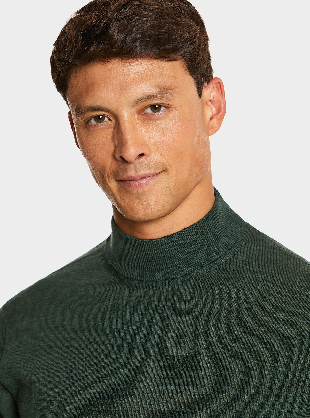 Maglia in pura lana merino mezzo collo alto-2