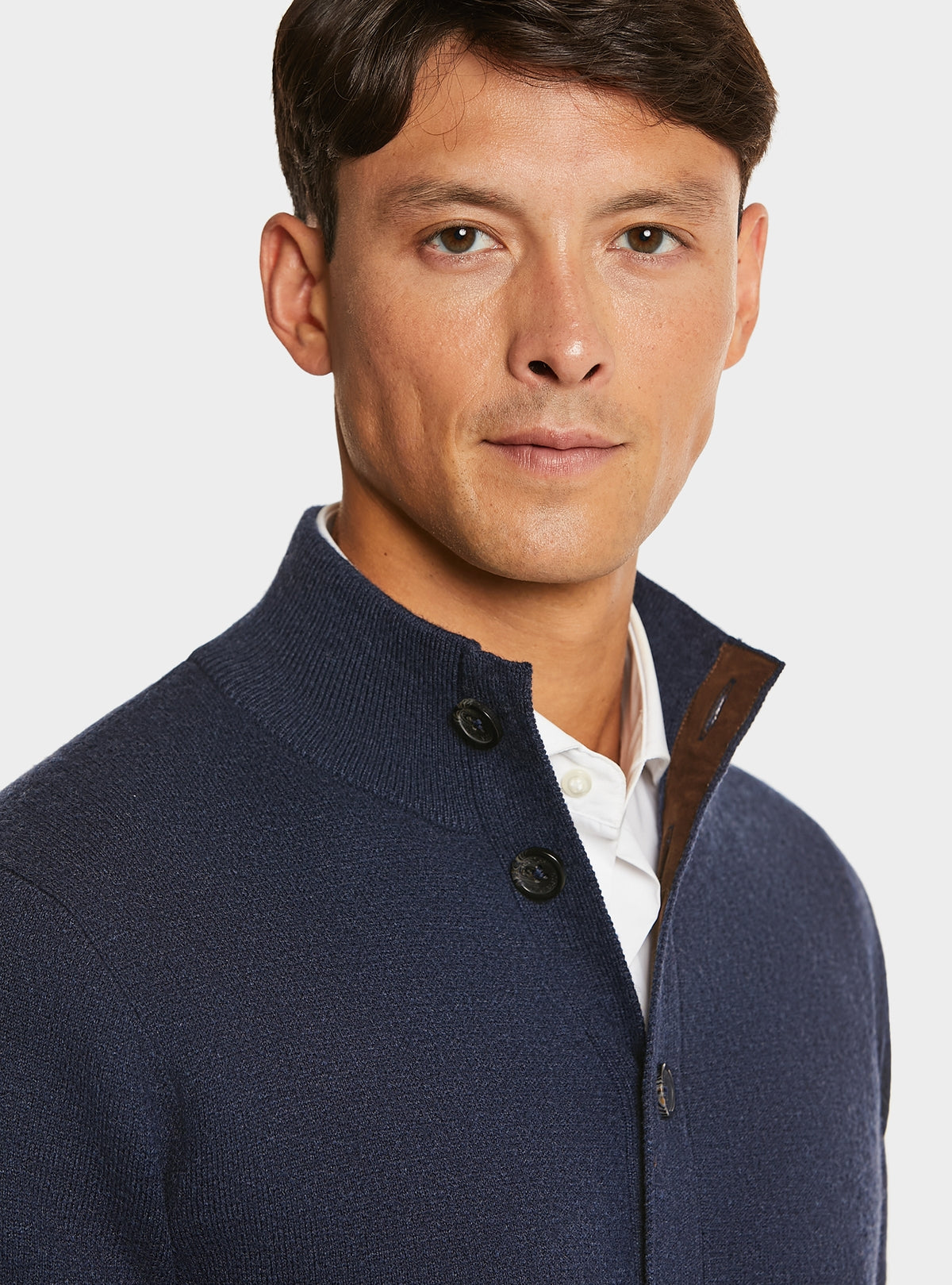 Cardigan con bottoni in lana e cashmere-2