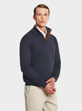 Maglia mock neck in lana e cashmere-0
