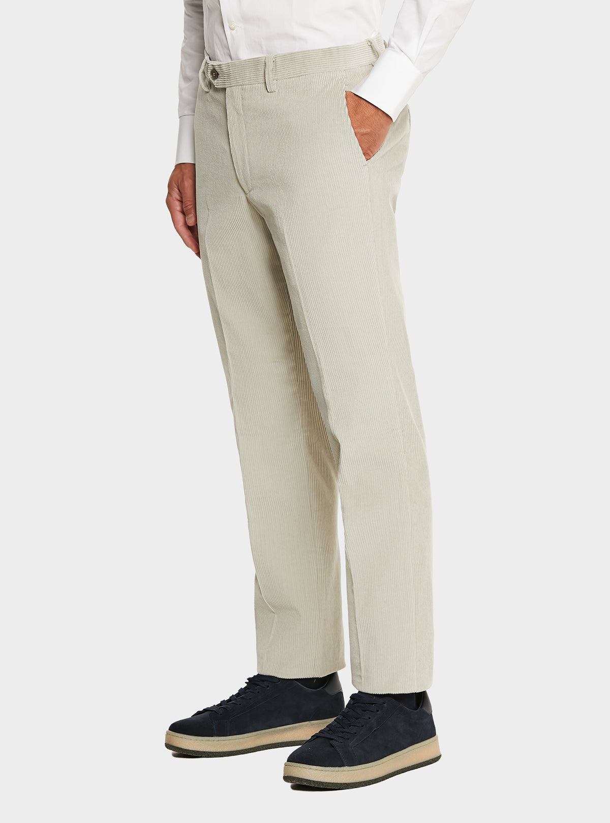 Pantalone tasca america in velluto a coste in puro cotone-0