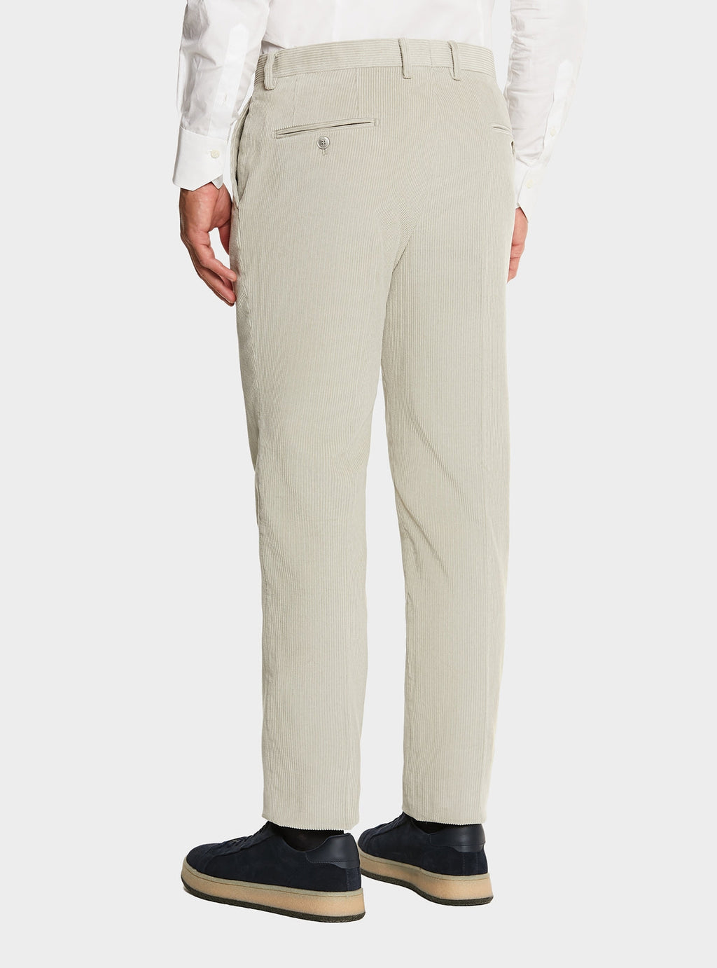 Pantalone tasca america in velluto a coste in puro cotone-2