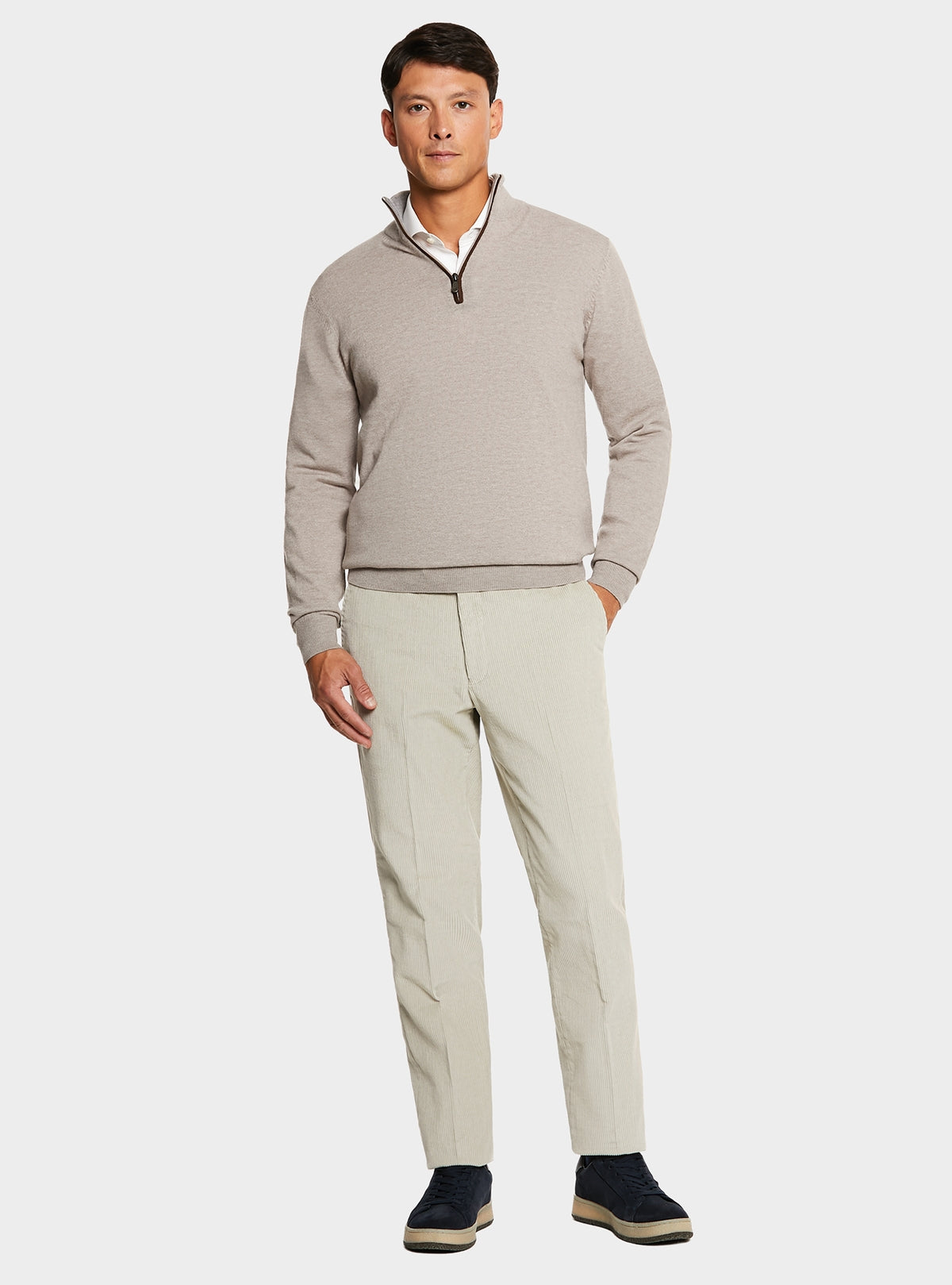 Pantalone tasca america in velluto a coste in puro cotone-3