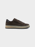 Sneakers in pelle scamosciata-0