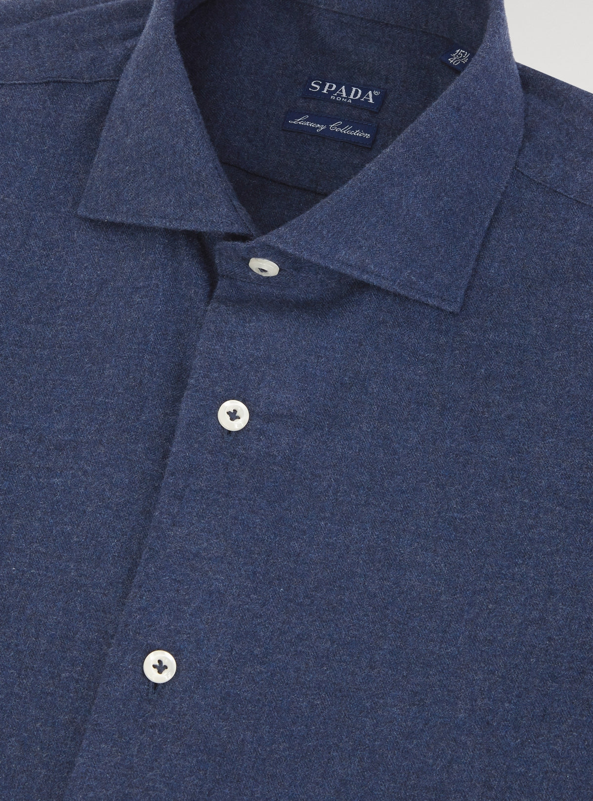 Camicia collo francese in flanella-1