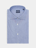Camicia riga stretta in puro cotone-0