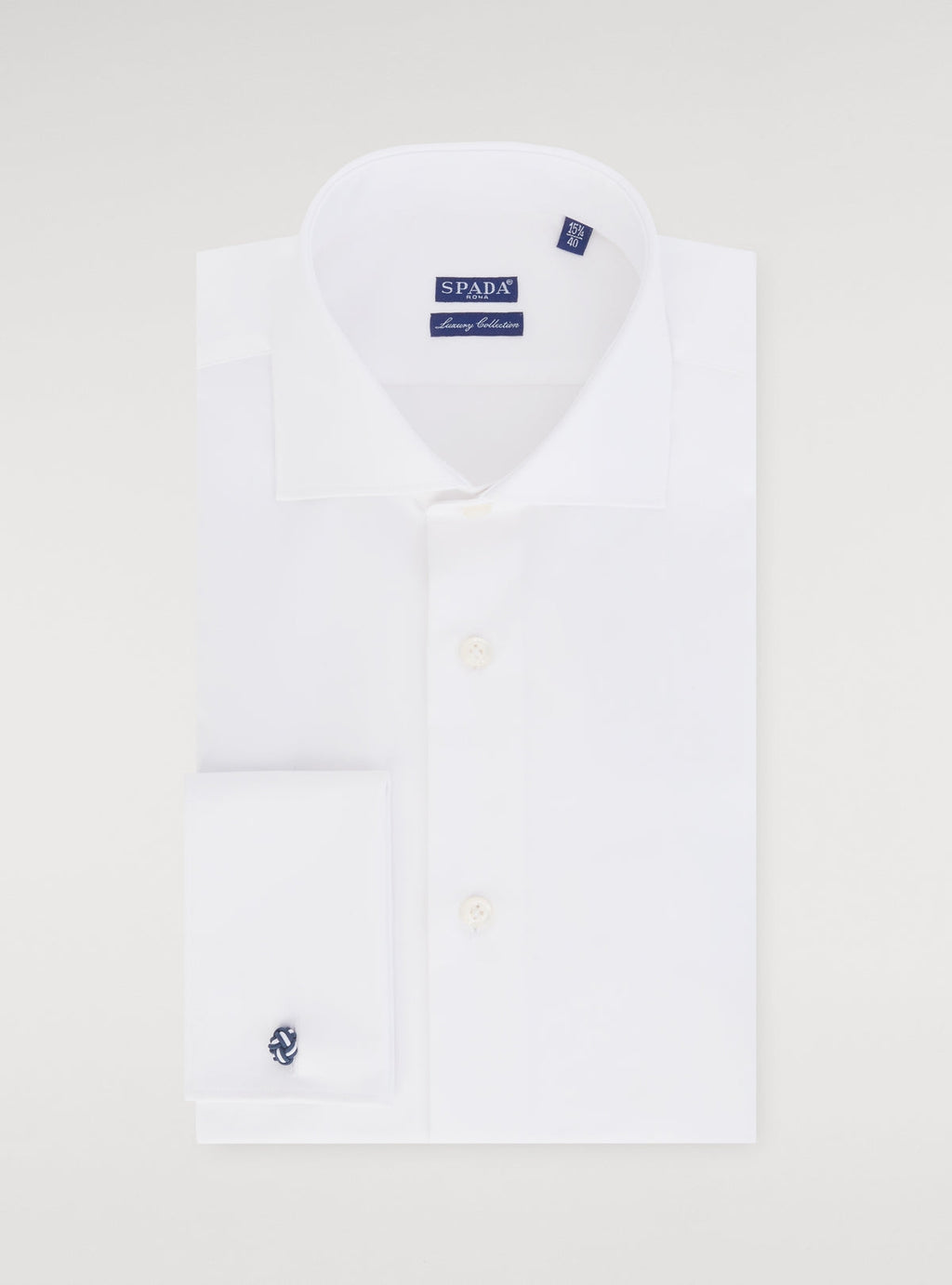 Camicia in puro cotone polso gemelli-2