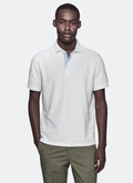 Polo piquet 100% cotone con colletto a contrasto-0