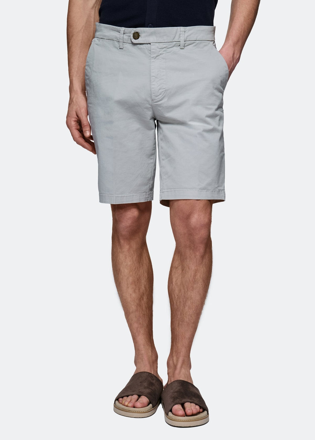 Bermuda in cotone gabardine-1