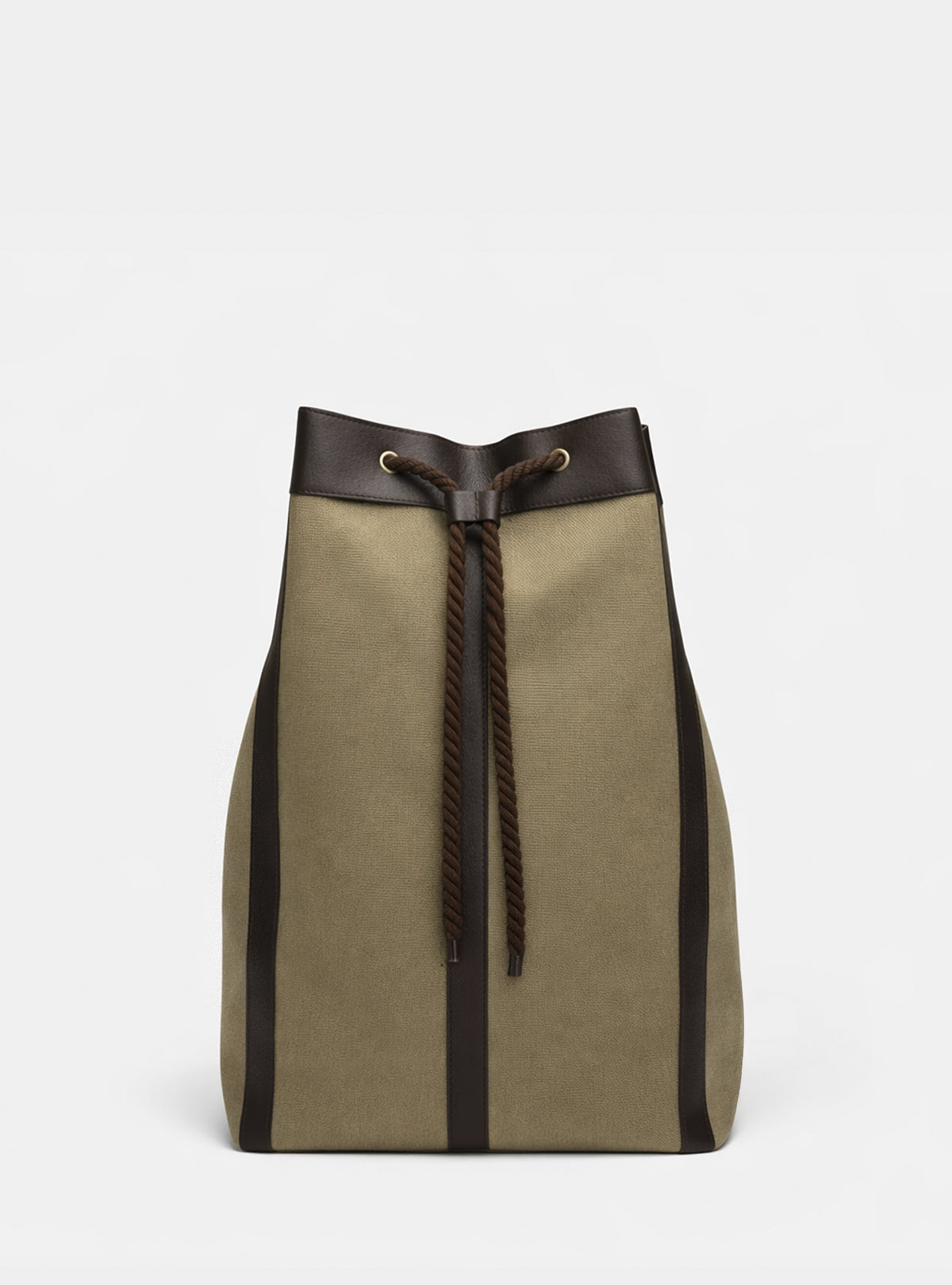 Borsa a sacco in misto cotone-2