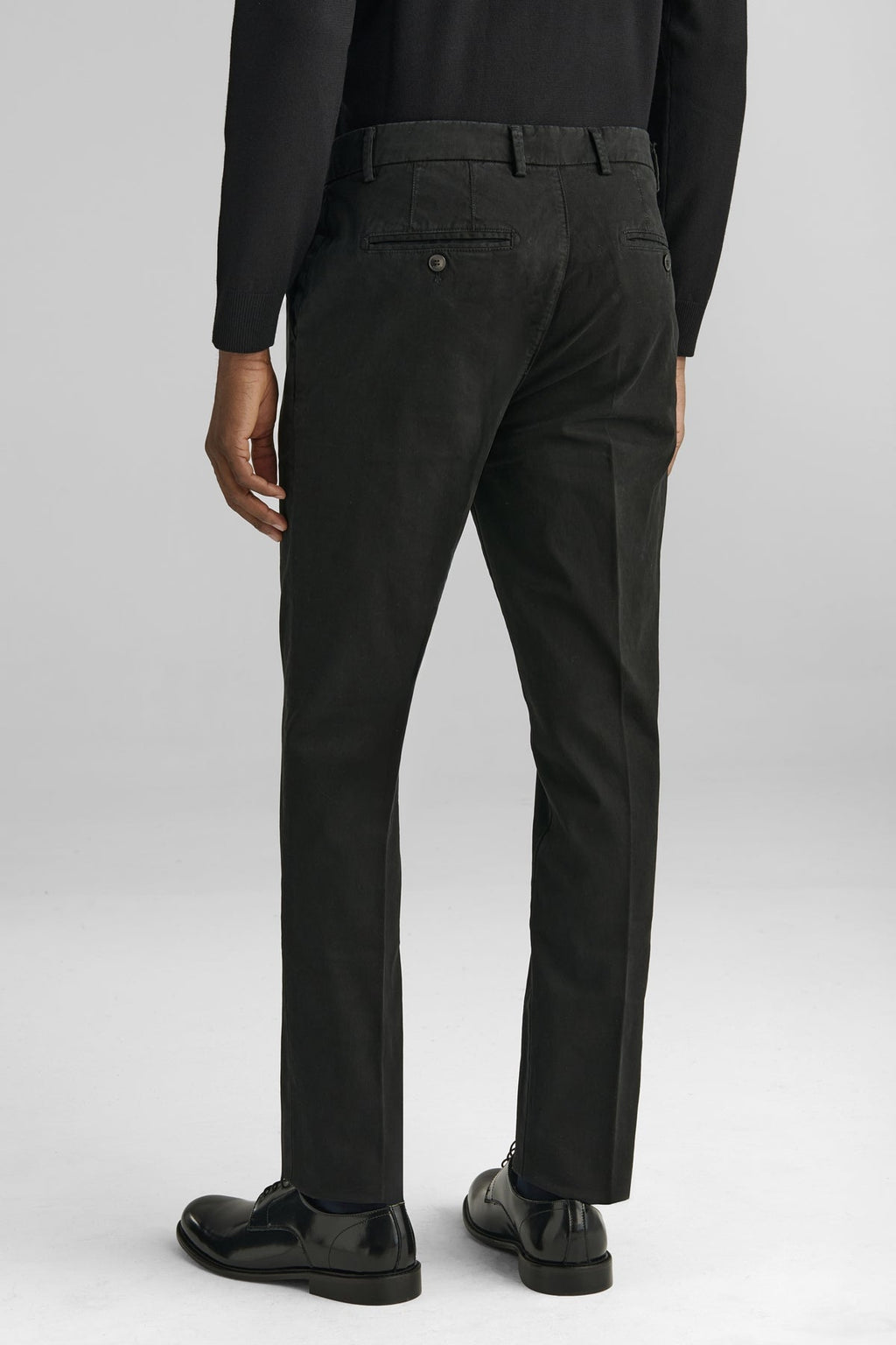 Pantaloni chino in cotone twill-3