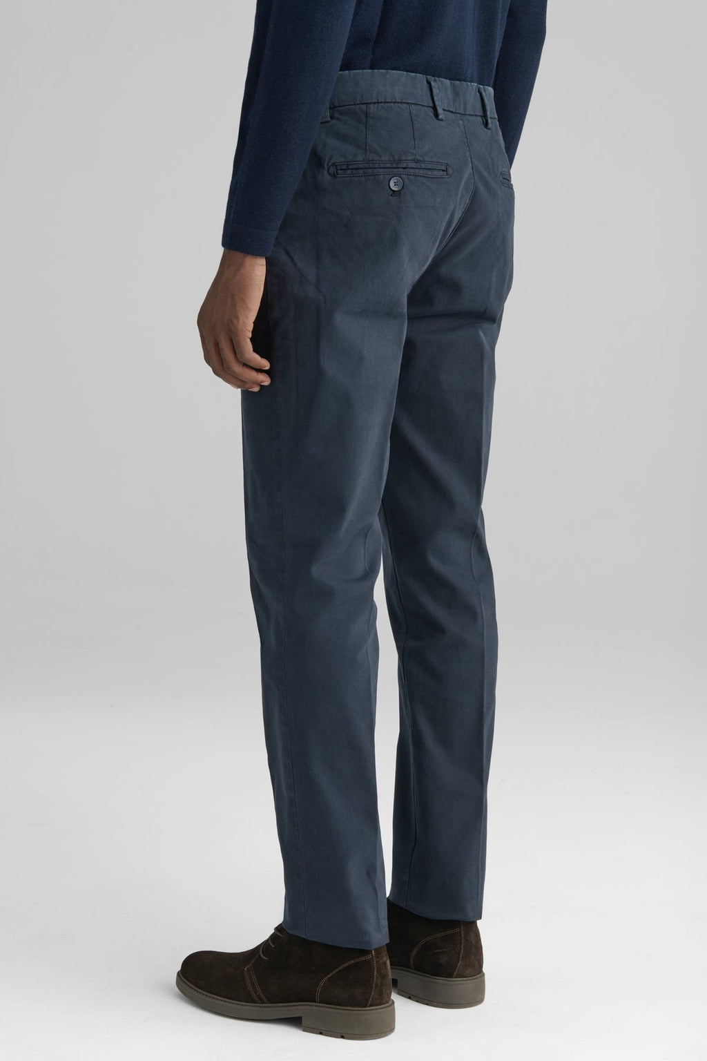Pantaloni chino in cotone twill-3