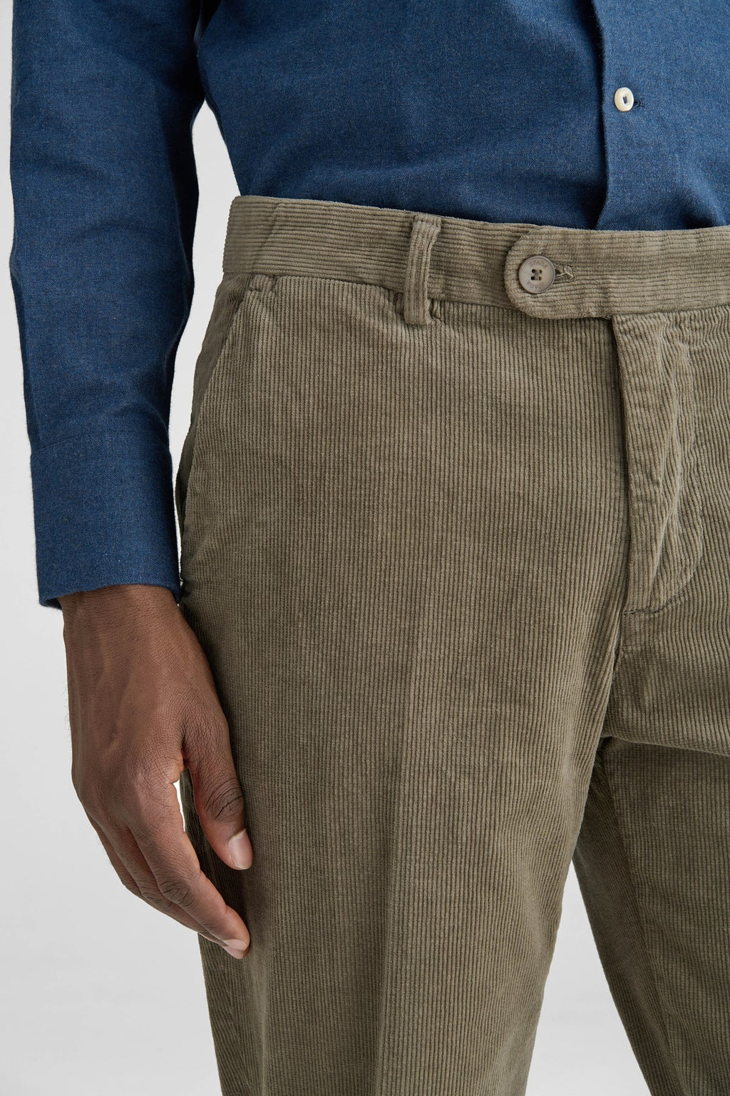 Pantaloni chinos eleganti in velluto-2