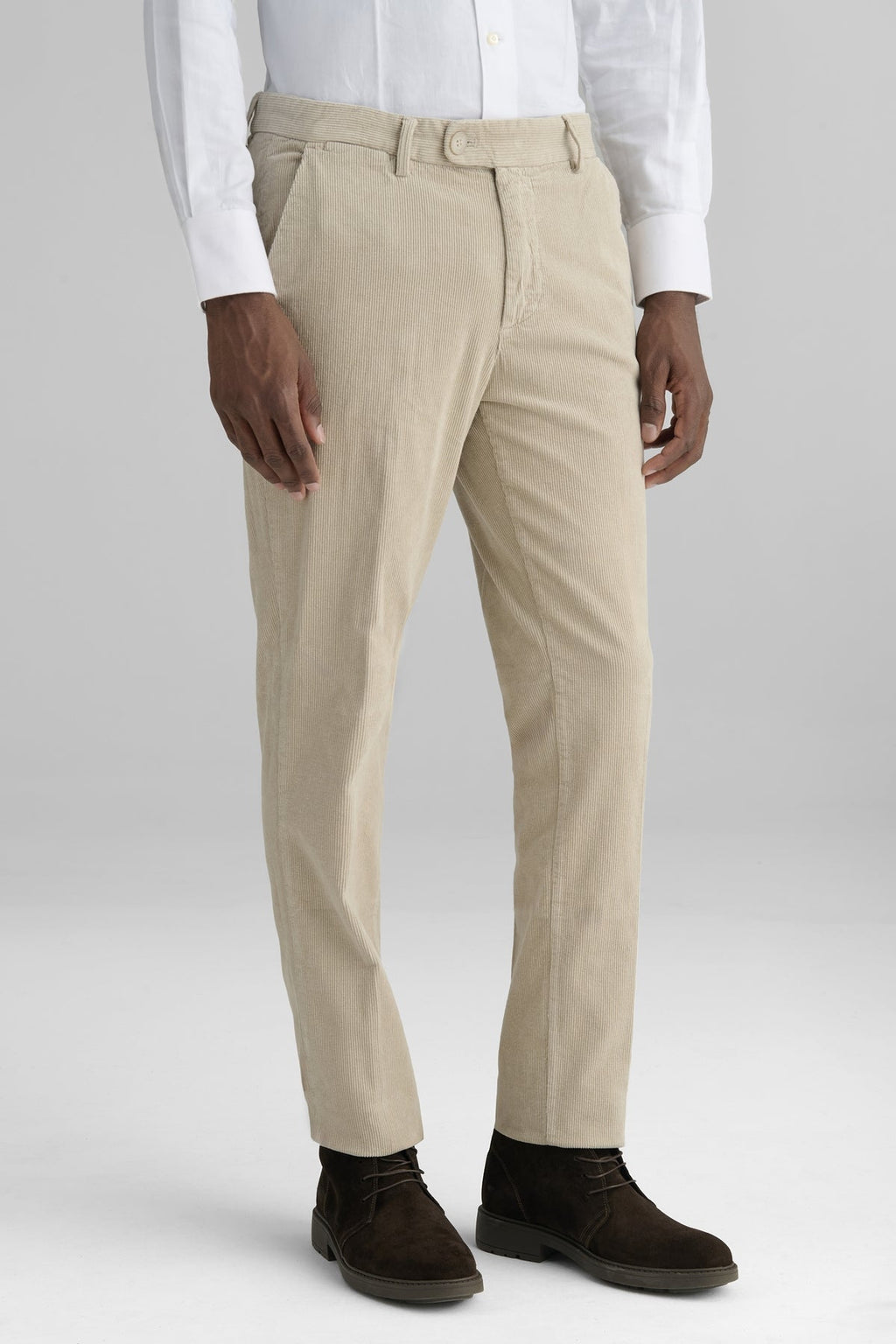 Pantaloni chinos eleganti in velluto-0