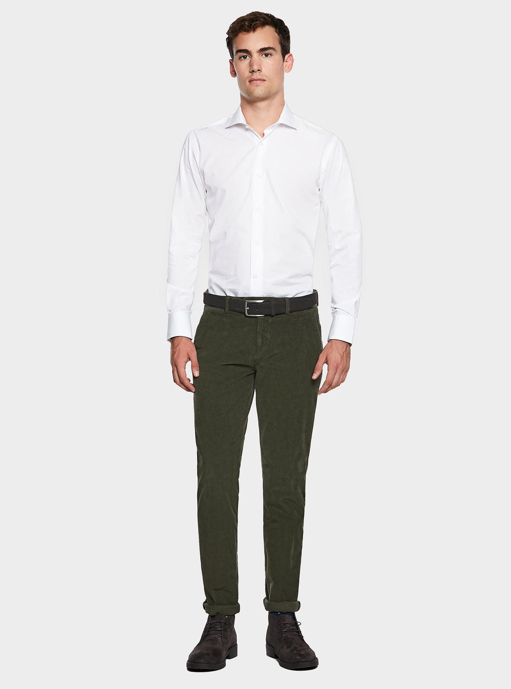 Pantaloni chinos eleganti in velluto-1