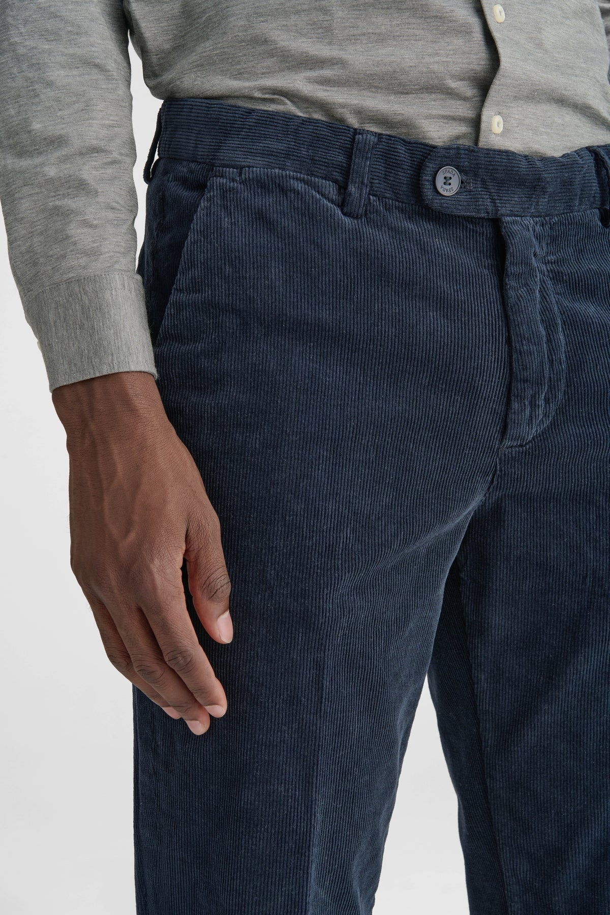 Pantaloni chinos eleganti in velluto-1