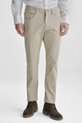 Pantaloni 5 tasche in cotone twill uomo-0