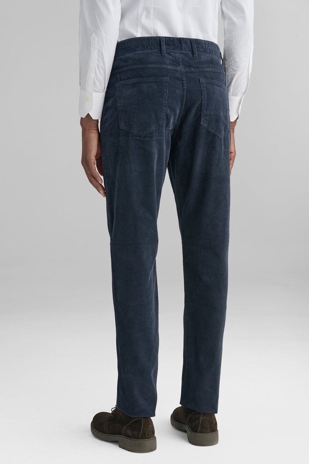Pantaloni 5 tasche in velluto uomo-2