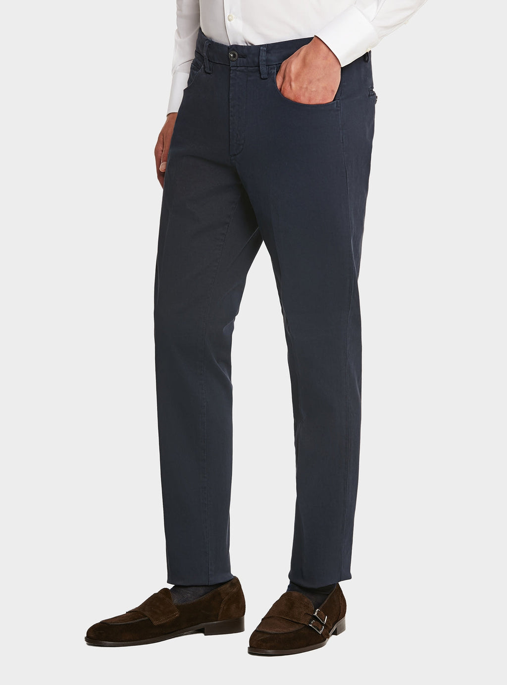 Pantalone uomo in cotone twill combo-0