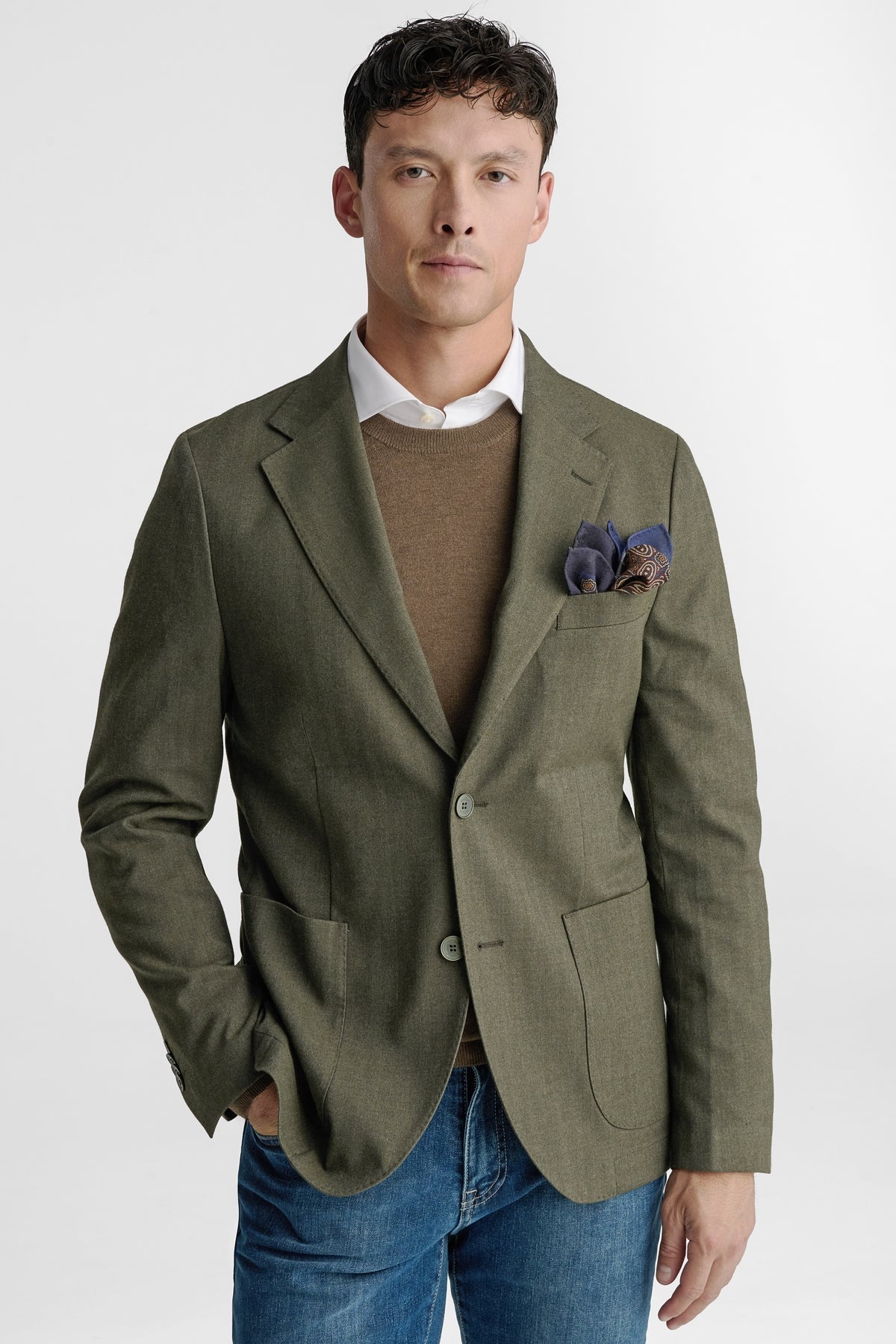 Giacca uomo spigata-0