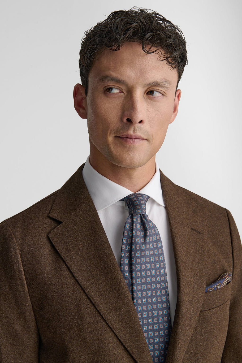 Giacca flanella uomo in 100% Lana-2
