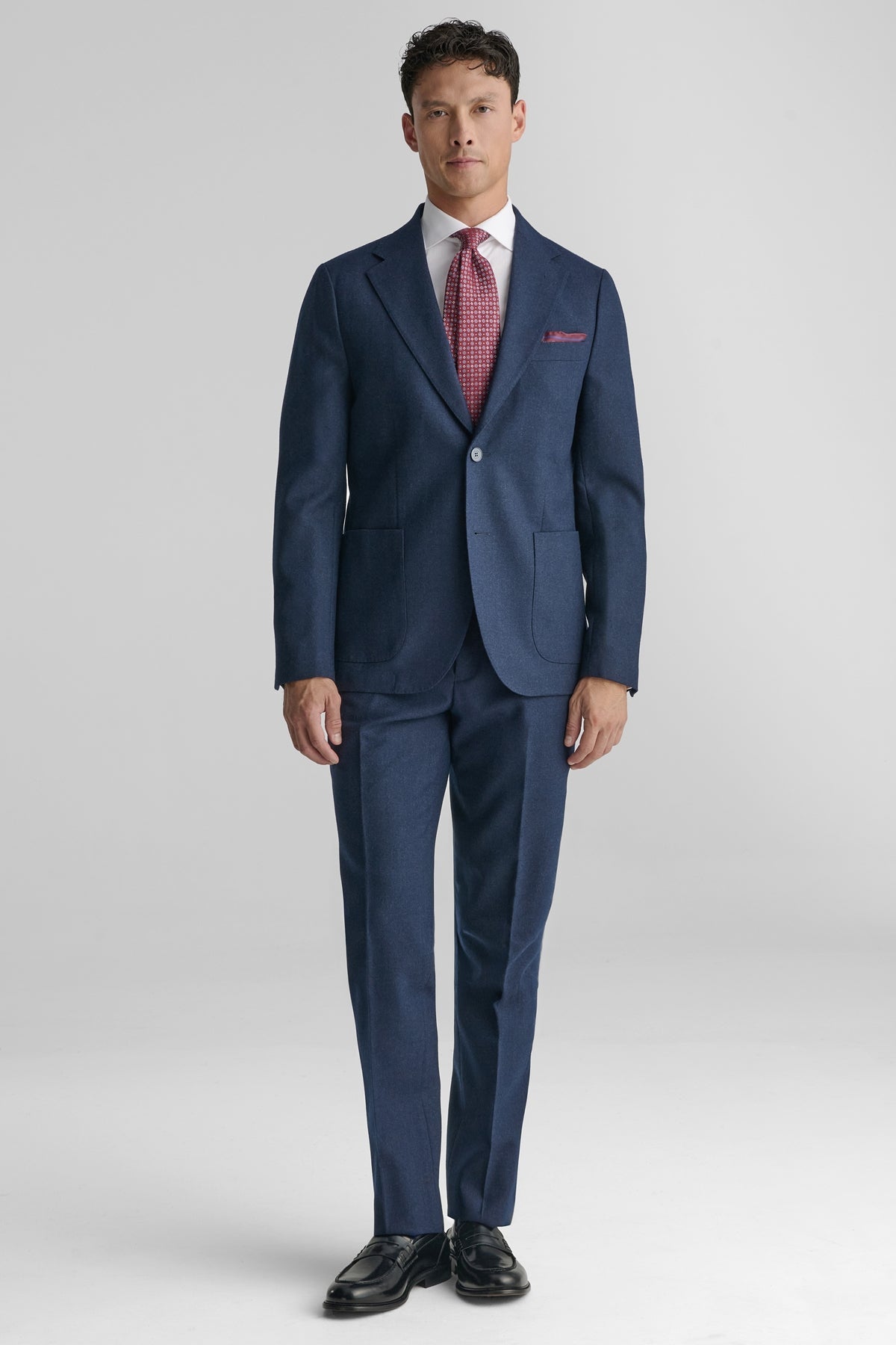 Giacca flanella uomo in 100% Lana-1