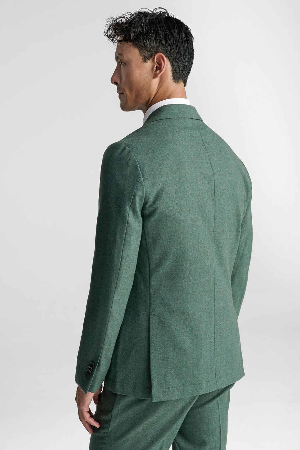 Giacca flanella uomo in 100% Lana-4