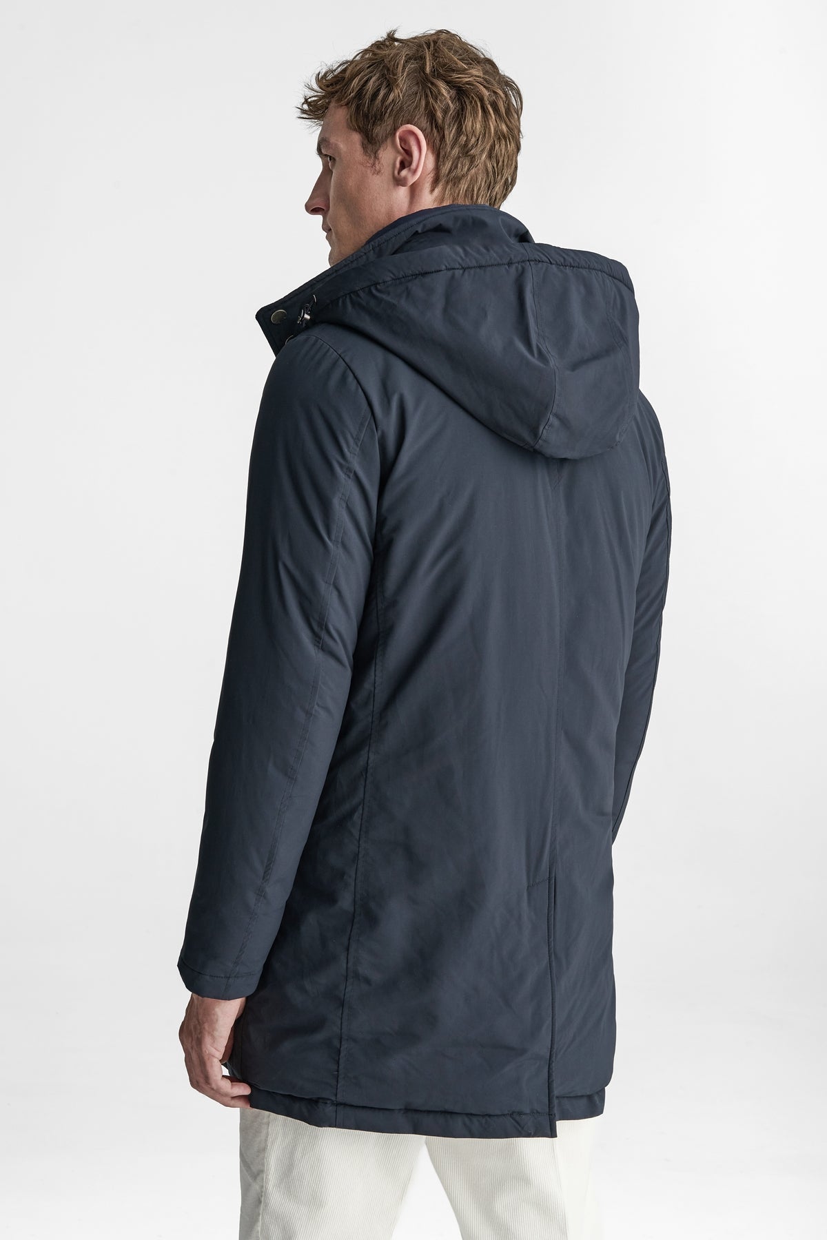Giubbino lungo con gilet imbottito-3
