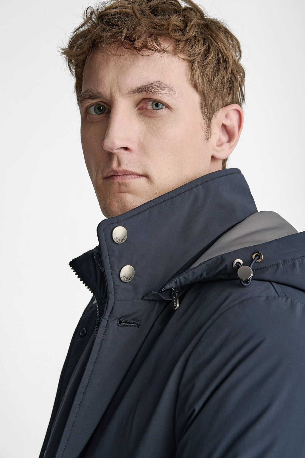 Giubbino lungo con gilet imbottito-4