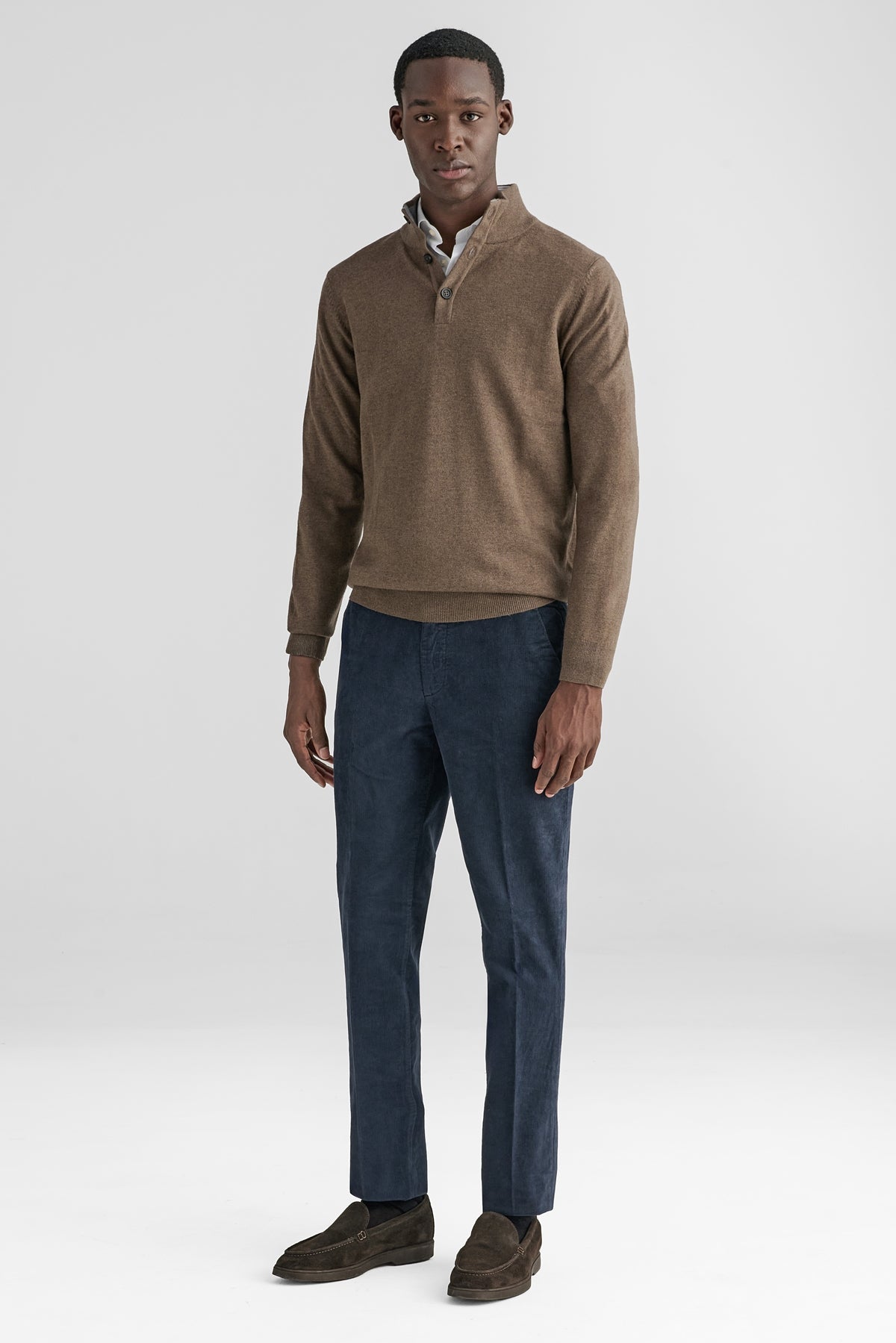 Half button in lana cashmere-1