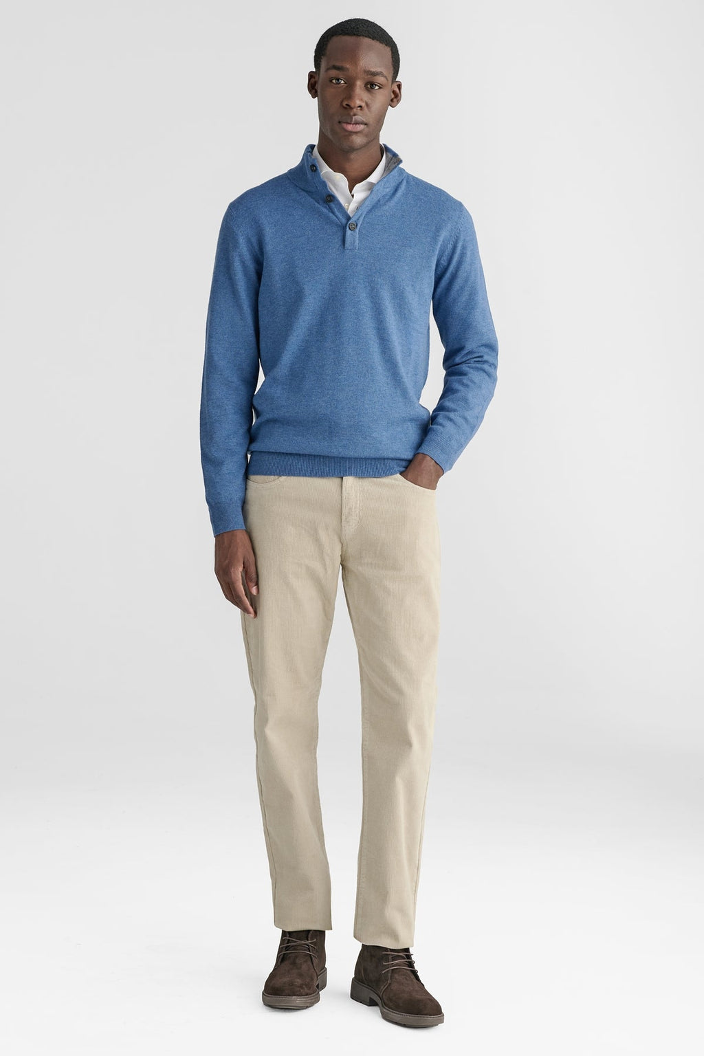 Half button in lana cashmere-1
