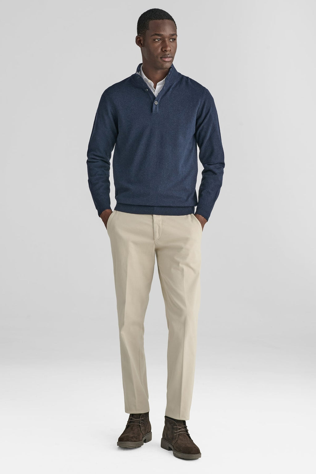 Half button in lana cashmere-1