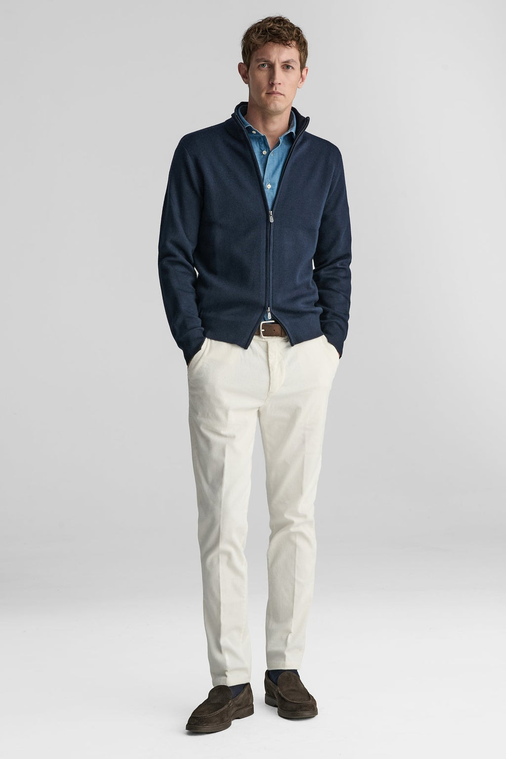 FULL ZIP MERINO BLEND-1