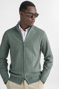 FULL ZIP MERINO BLEND-0