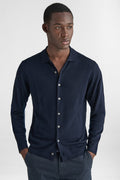 Polo camicia in maglia 100% Lana Merino-0