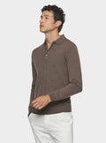Polo in maglia uomo a manica lunga-0