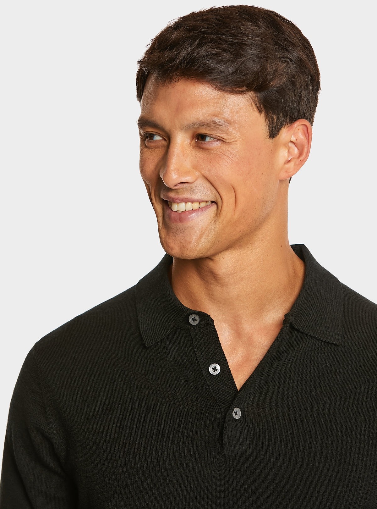 Polo in maglia uomo a manica lunga-2