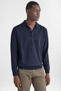 Polo in maglia uomo a manica lunga-0
