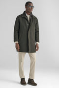 Cappotto uomo pied de poule in misto lana-0