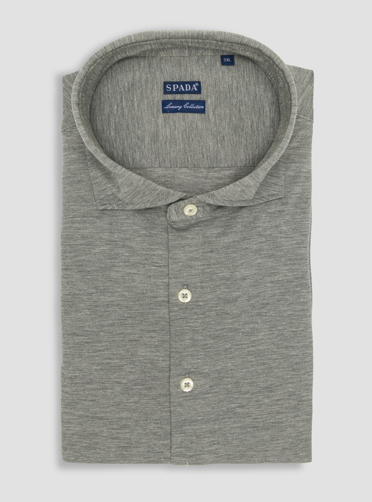 Polo stile camicia uomo a manica lunga-1