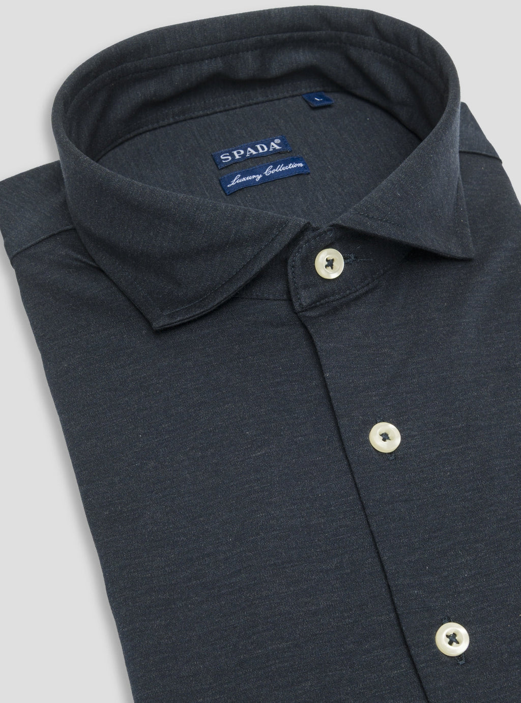 Polo stile camicia uomo a manica lunga-2