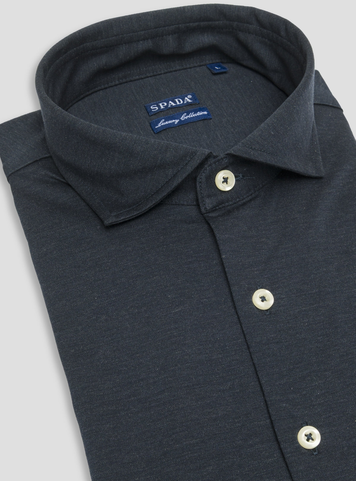 Polo stile camicia uomo a manica lunga-2
