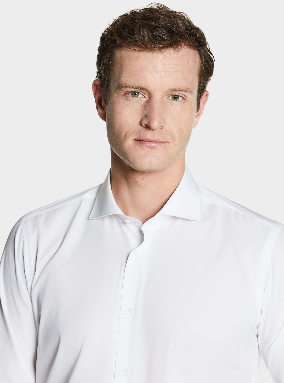 Camicia Uomo Classica Bianca in 100% Cotone-2