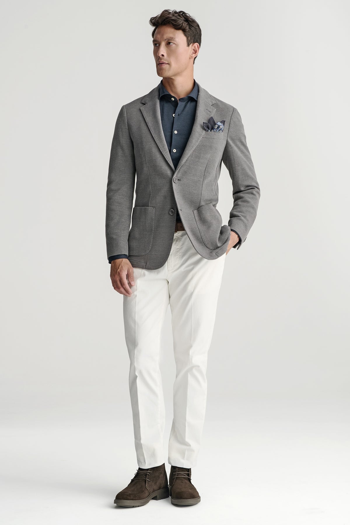 Giacca da uomo in Jersey-1