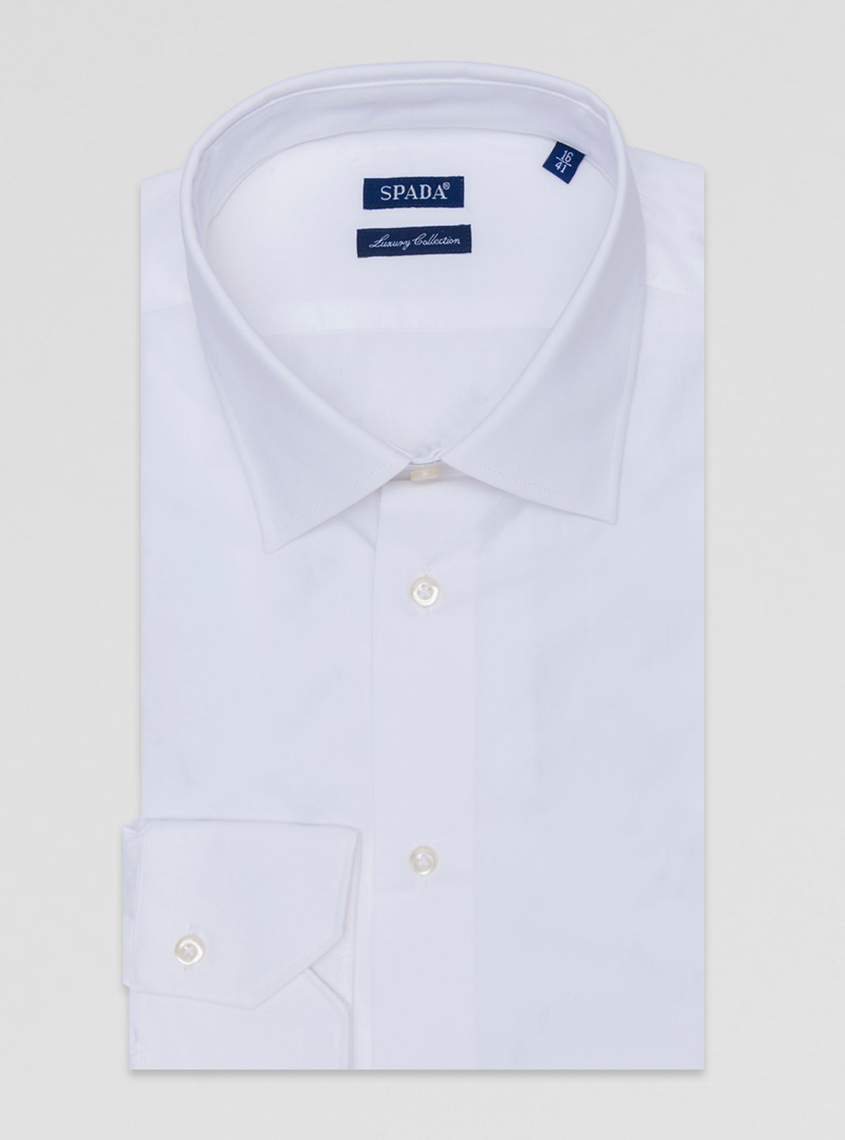 Camicia uomo collo italiano in 100% cotone-0