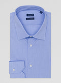 Camicia uomo collo italiano in 100% cotone-0