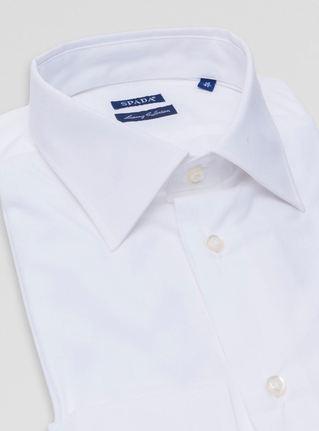Camicia uomo collo italiano in 100% cotone-1