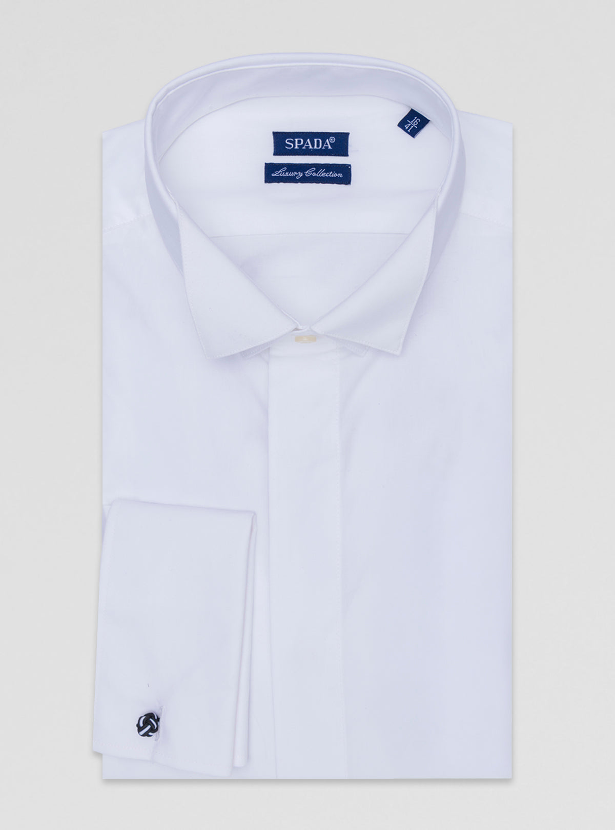 Camicia collo diplomatico 100% cotone-0