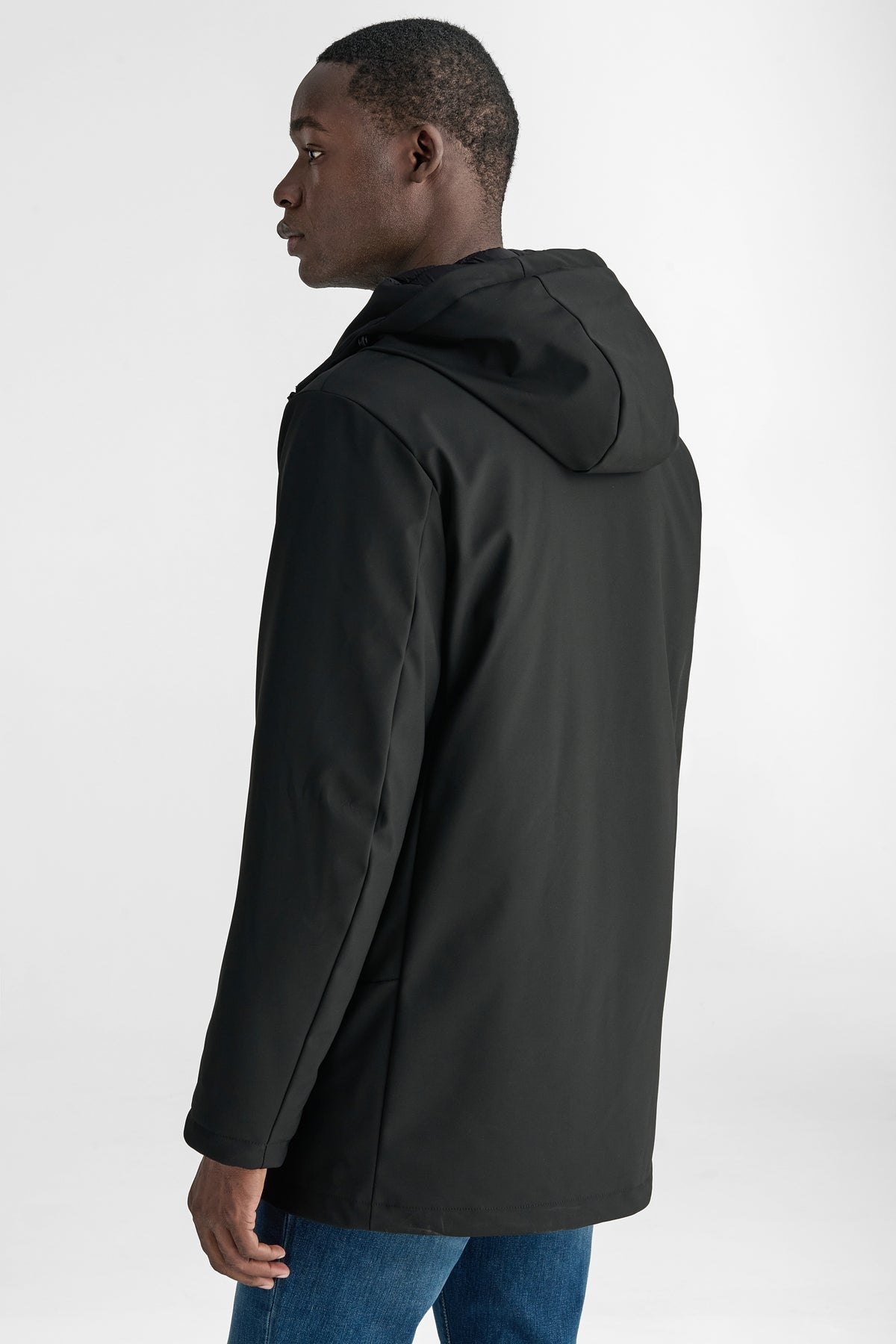 Giubbino uomo antivento in Nylon Stretch-3