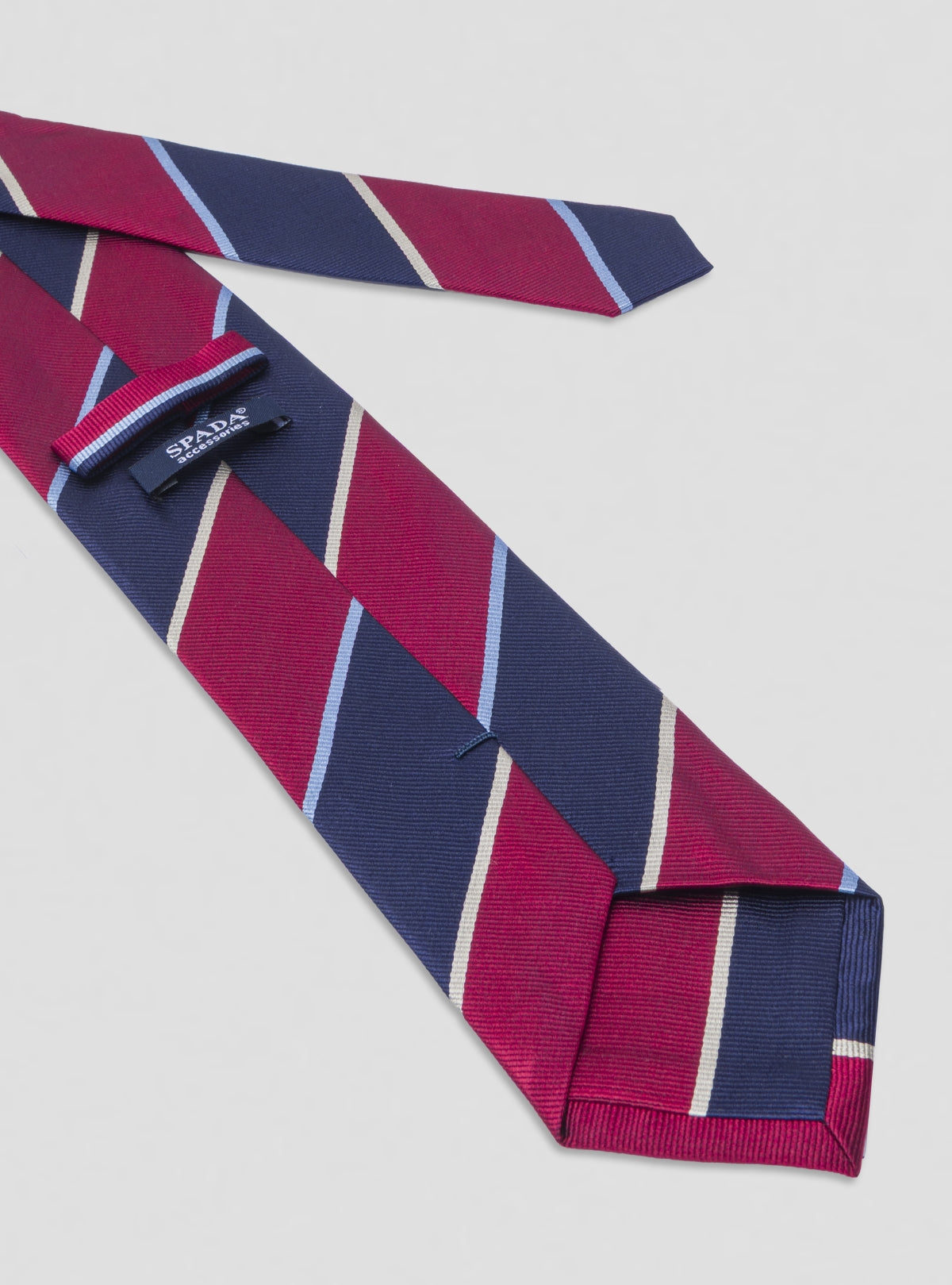 Cravatta uomo a fantasia in 100% seta-2