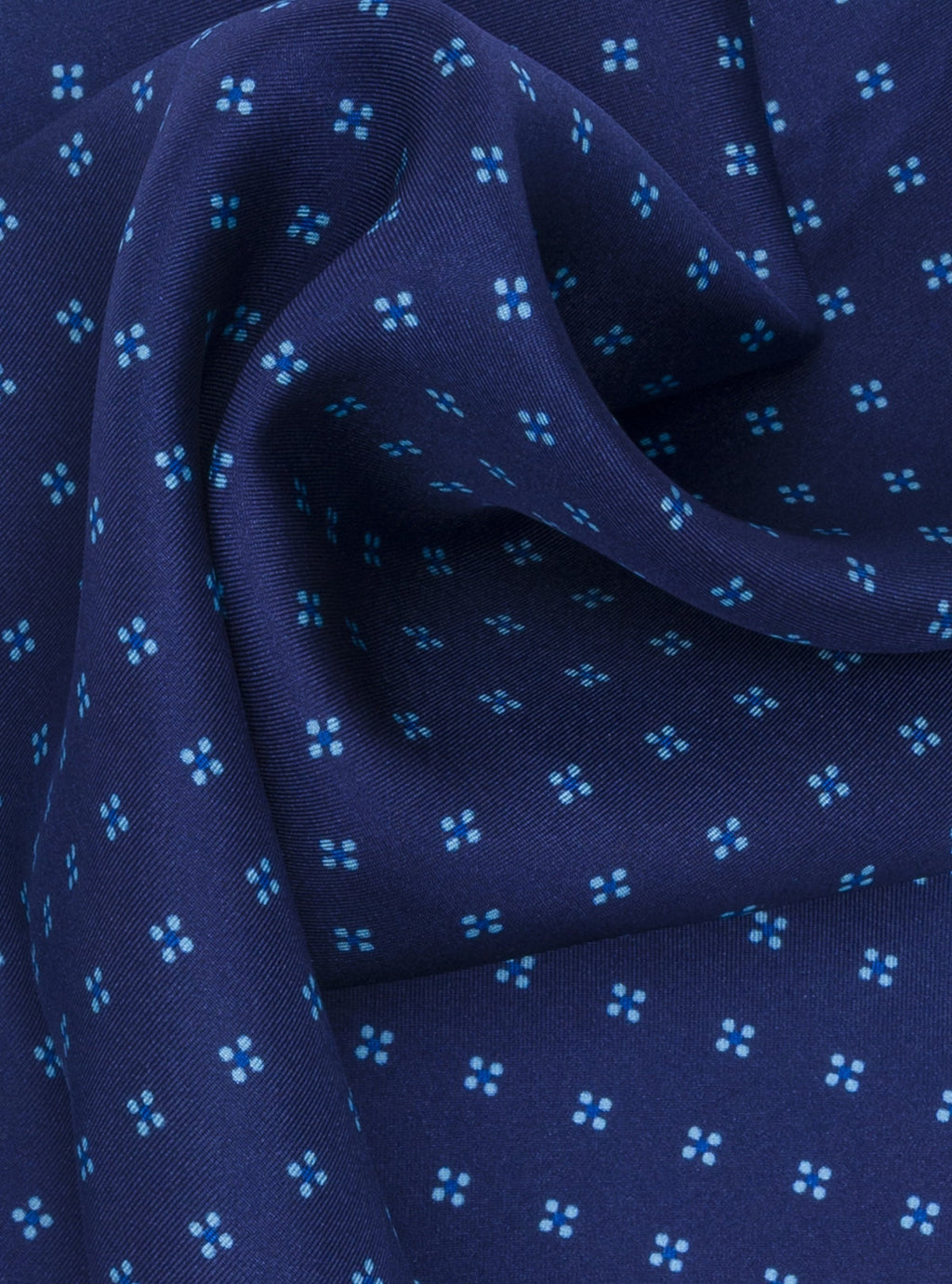Pochette da giacca a fantasia in seta-1